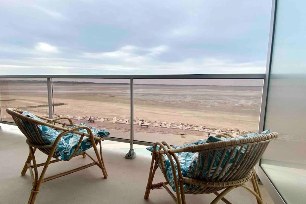 Studio Avec Balcon, Vue Panoramique Sur La Baie Le Crotoy Eksteriør billede